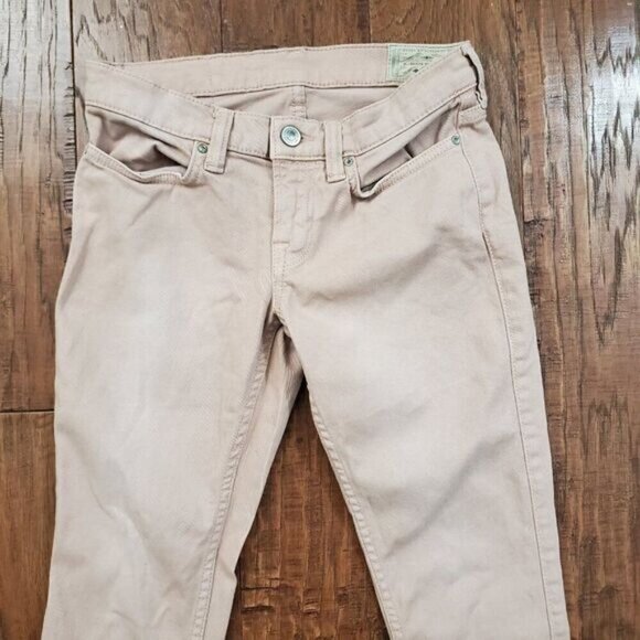 𝅺AllSaints Mase sz 27 skinny jeans in dusty rose - Picture 4 of 7